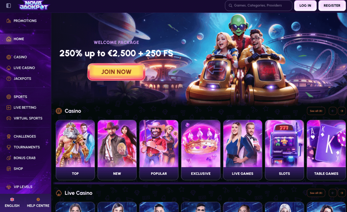Novajackpot dizains 1